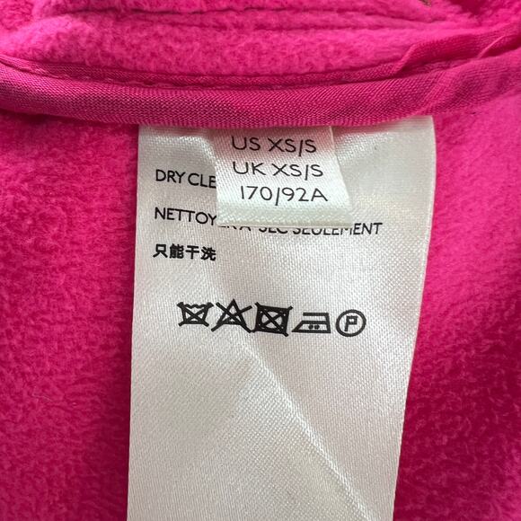 We The Free People Boucle Brown Pink Stone Cold Circle Cape Poncho Ribbed XS/S - Picture 10 of 11